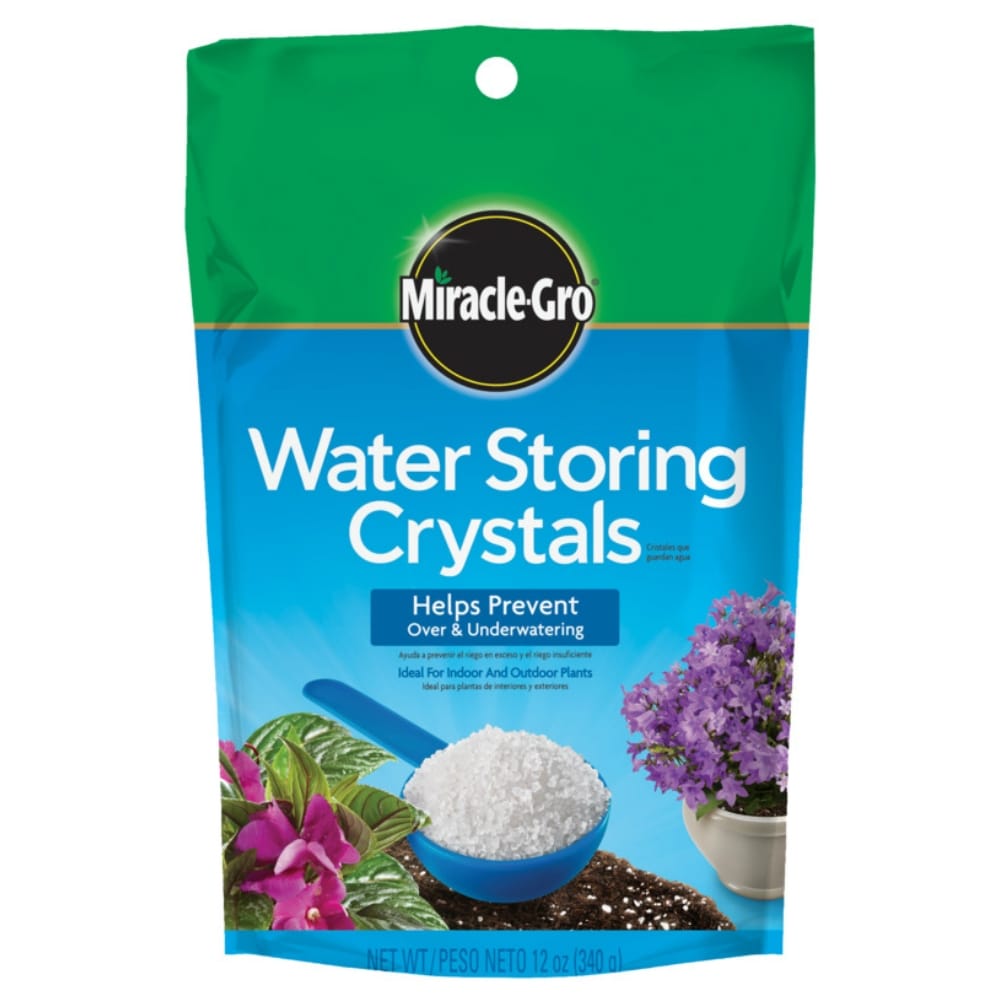 Miracle-Gro 1008311 Water Storing Crystals, 12 Oz - 12 oz