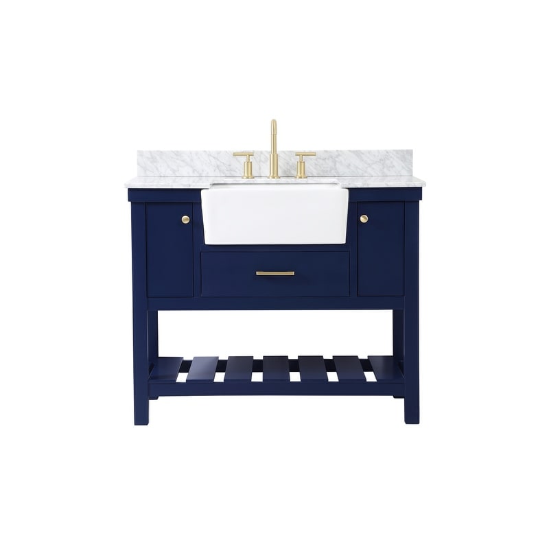 Indigo Home Single Bathroom Vanity with Backsplash