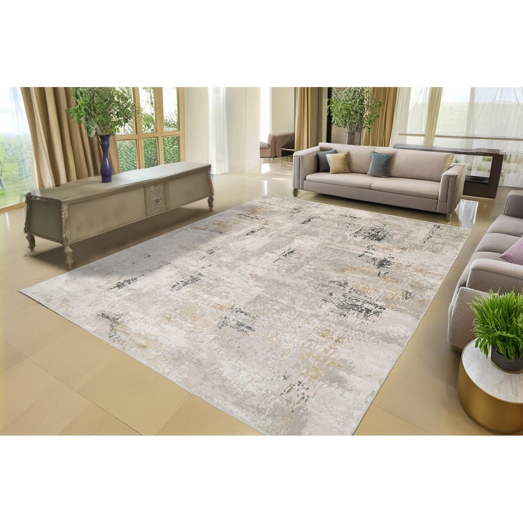 Dynamic Rugs Quartz Transitional Area Rug