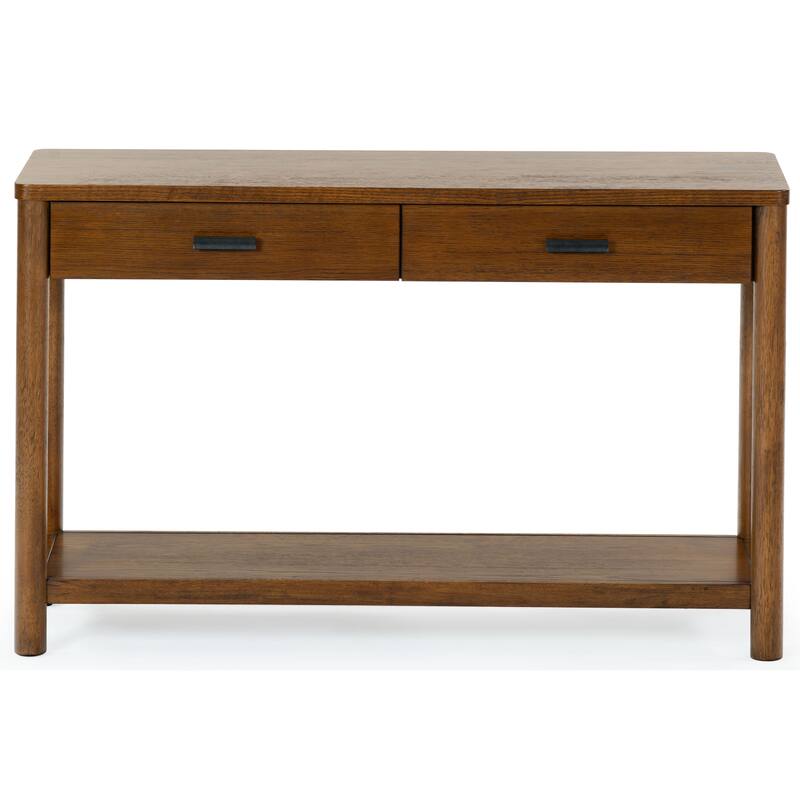 SAFAVIEH Couture Jaylessa Wood 2 Drawer Console Table - 48"W x 16"D x 30"H