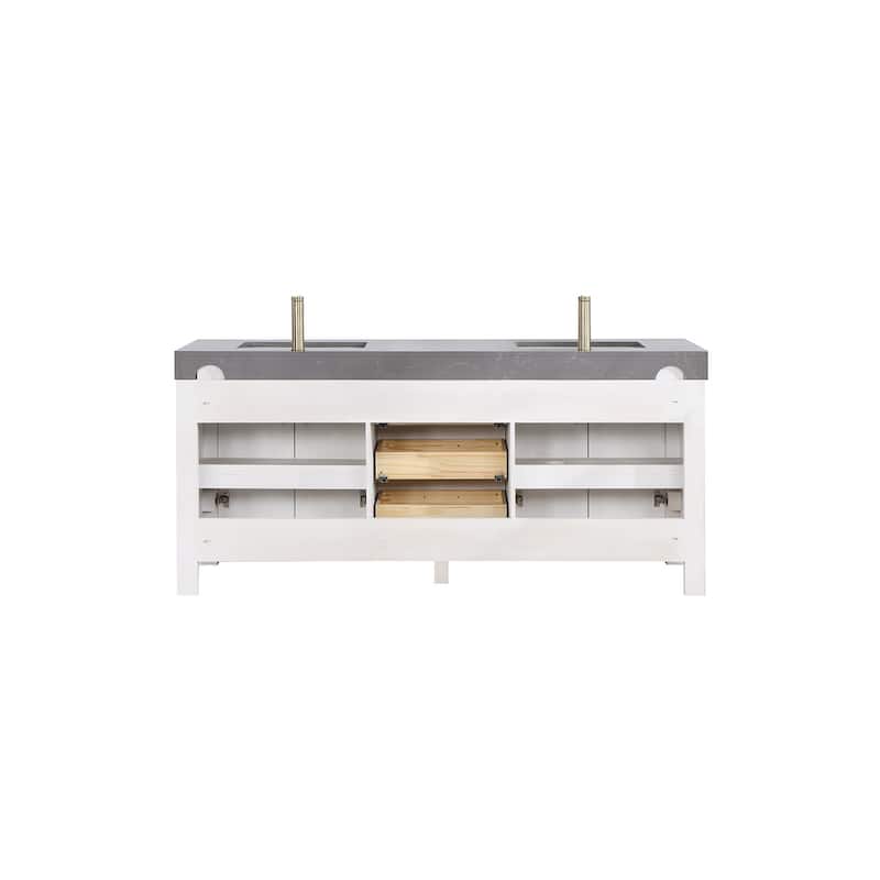 Miseno MV-NM-703872 León 72" Free Standing Double Basin Vanity Set