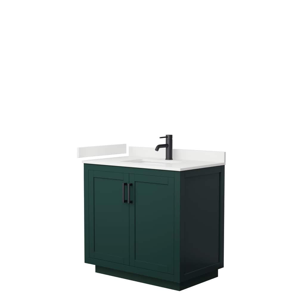 Miranda 36-inch Single Vanity, Quartz Top