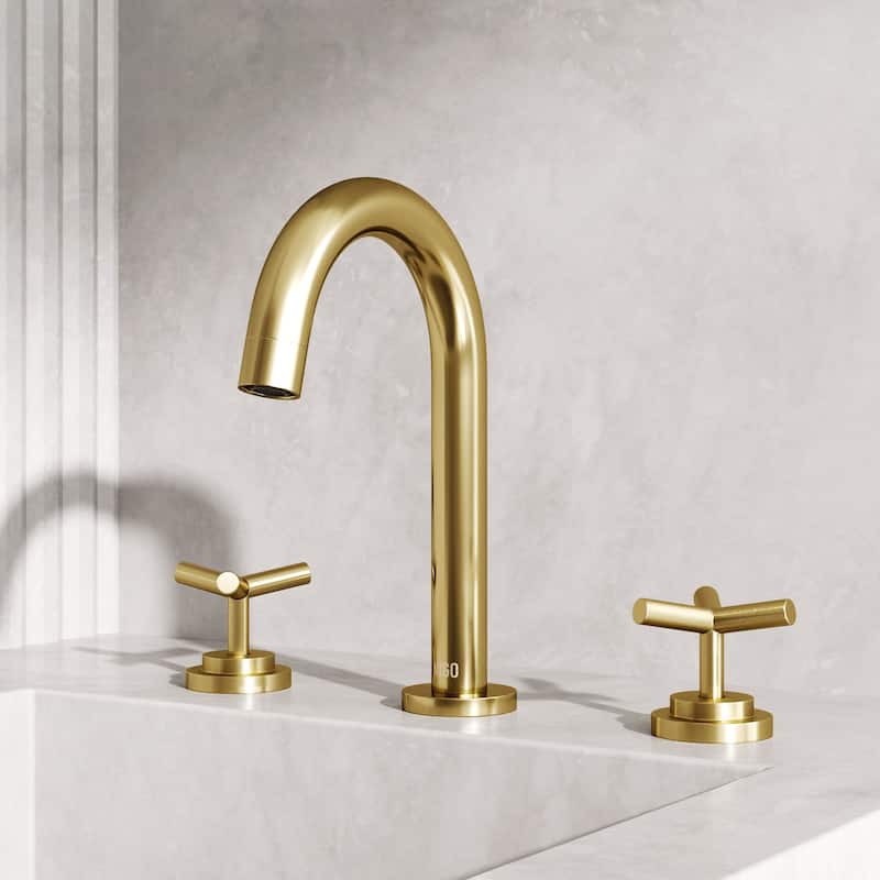 VIGO Jewel 9" H 2-Handle Widespread Bathroom Faucet