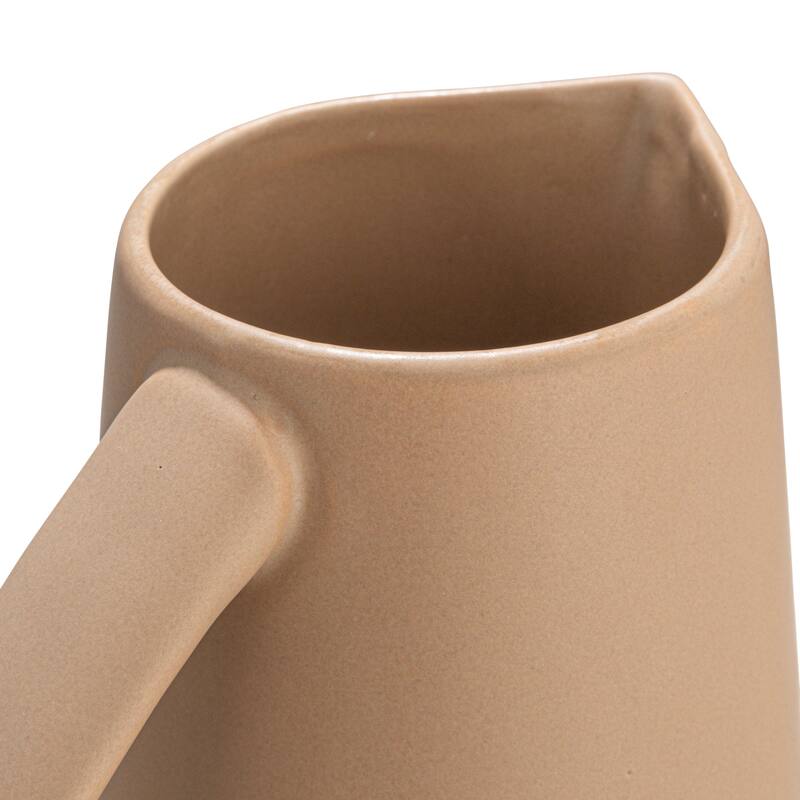 Stoneware Pitcher - 7.0"L x 4.8"W x 9.0"H