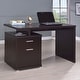 preview thumbnail 5 of 22, Irving 2-drawer Office Desk with Cabinet