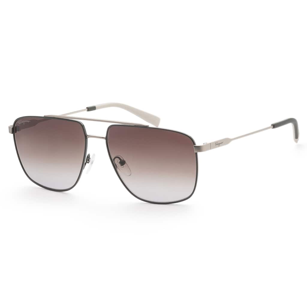 Ferragamo Women's 60mm Matte Gold Sunglasses