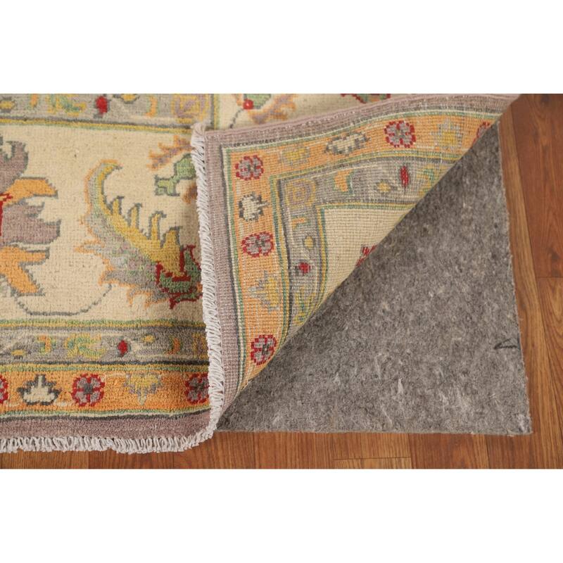 Kazak Area Rug Hand-Knotted Bedroom Wool Carpet - 6'8" x 9'10"