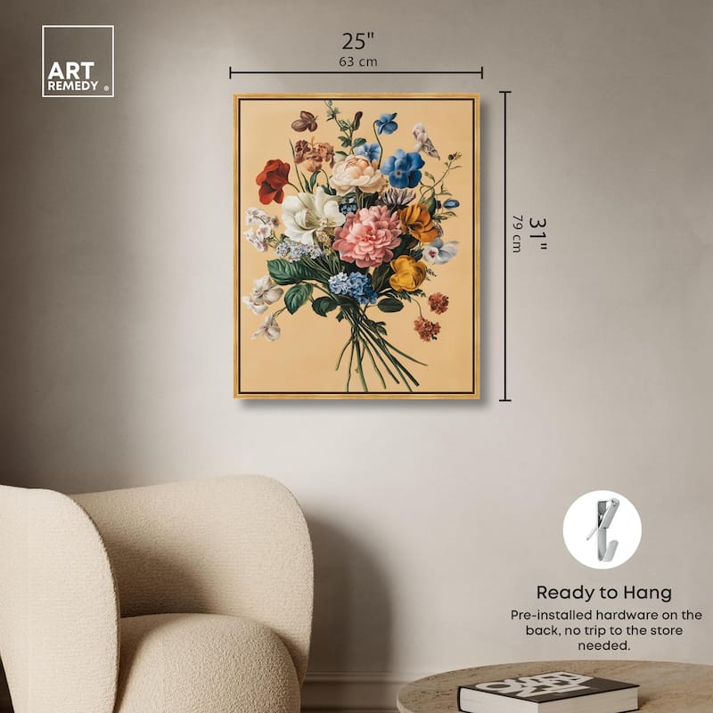 Floral Fiesta Canvas by Art Remedy