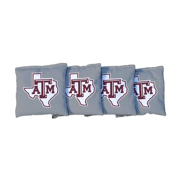 slide 2 of 3, Texas A&M Aggies ATM Gray Cornhole Bags All-Weather Resin Filled
