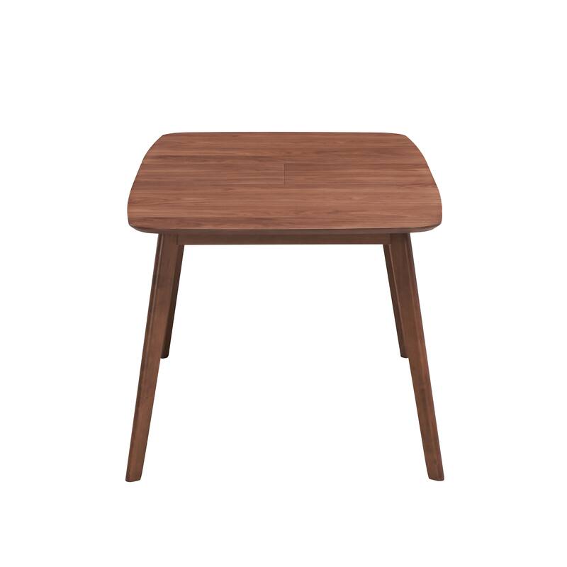 Nova Extension 59 to 74.75" Dining Table Walnut Finish