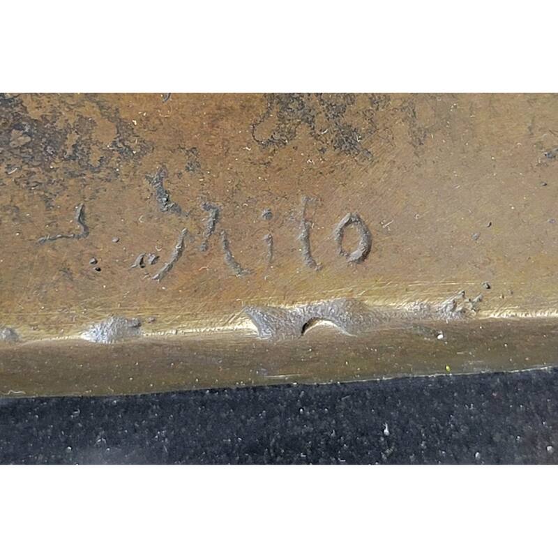 Pair Of Professional Dancer Duo Ballroom Dancers Competition Bronze Sculpture