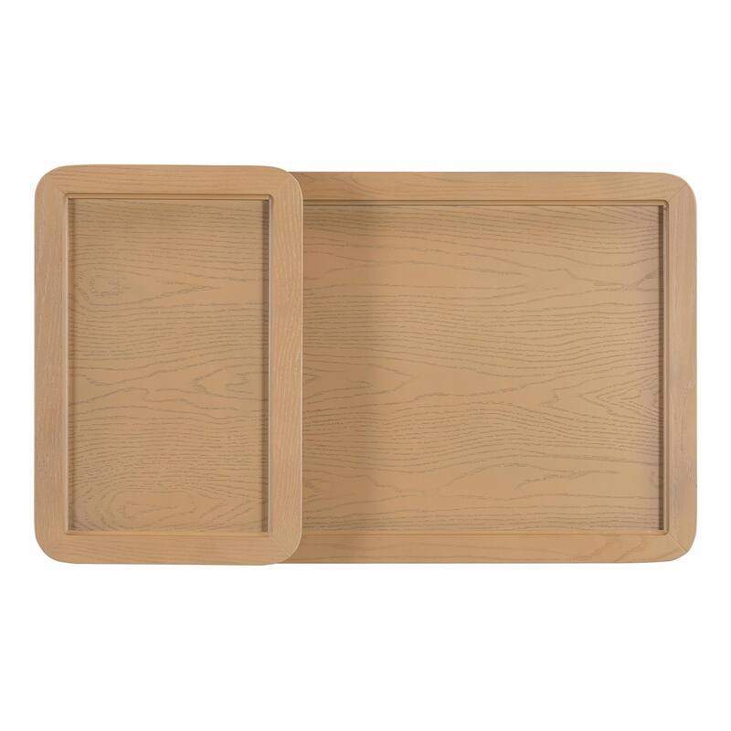 Modern 2-Piece Nesting Coffee Table Set