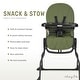 preview thumbnail 22 of 22, Dream On Me Snack & Stow High Chair