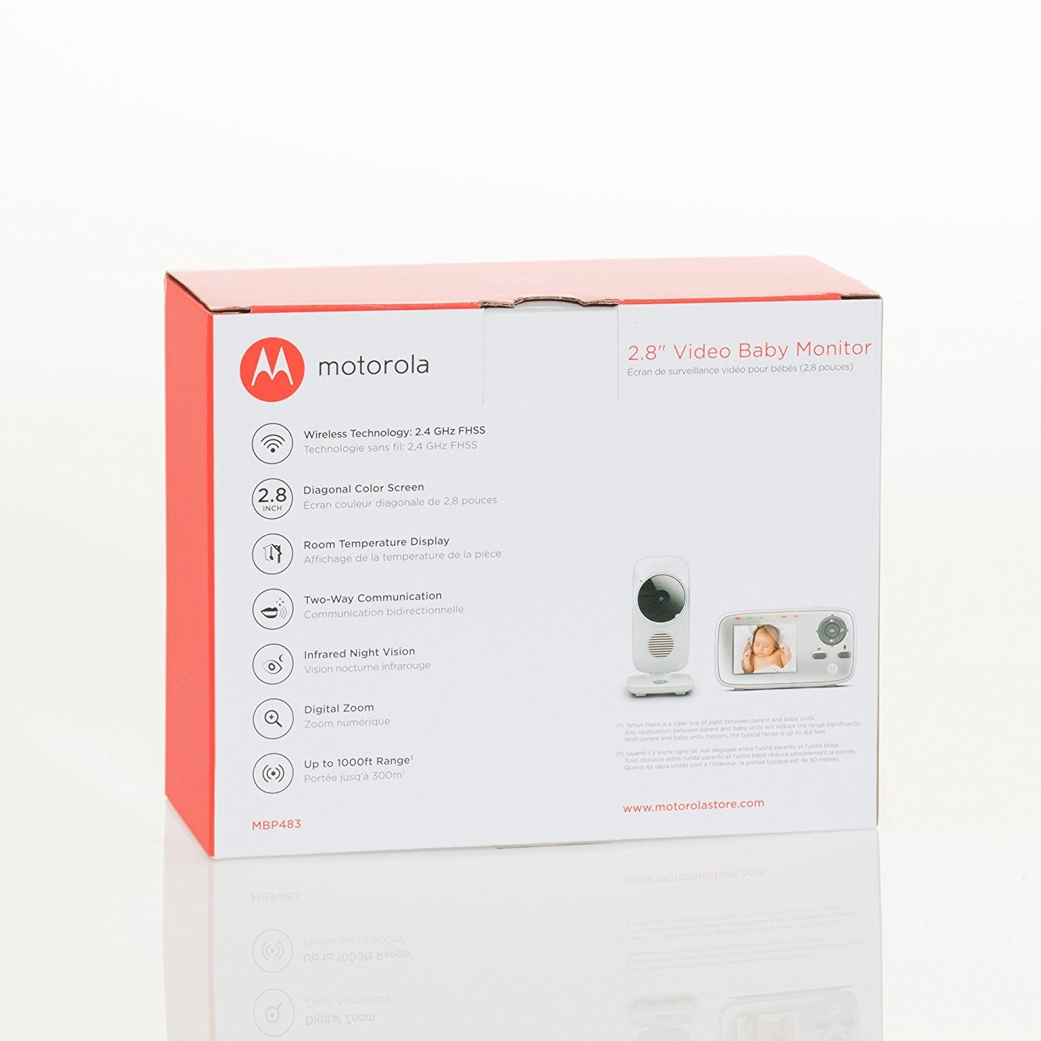 motorola video baby monitor mbp483