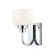preview thumbnail 1 of 3, Maxim Swale 10" Tall Bathroom Sconce Polished Chrome