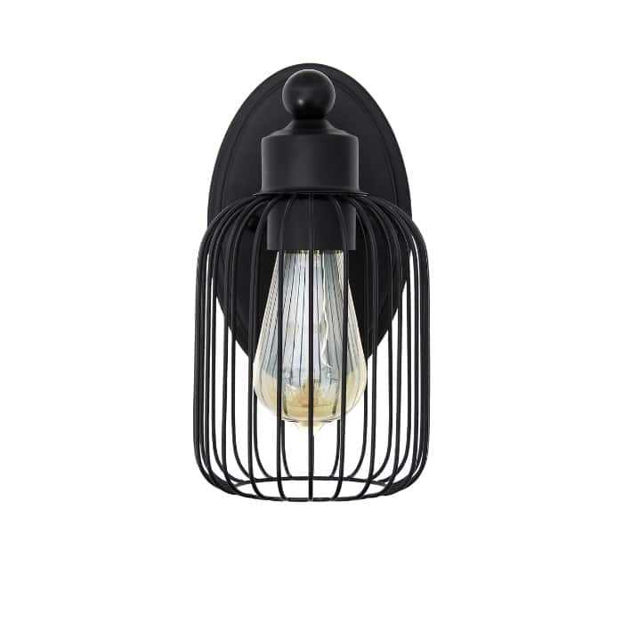 10.5” wall sconces black wall light fixtures metal wall lights