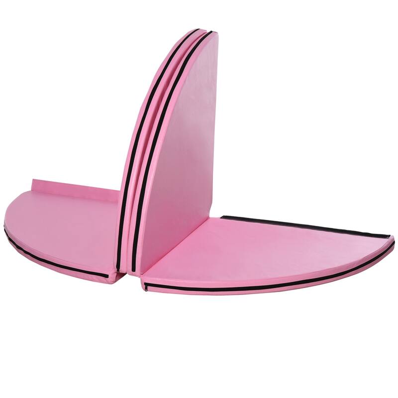 Soozier Pole Dance Mat Foldable Yoga Exercise Safety Dancing Cushion Crash Padding - Pink