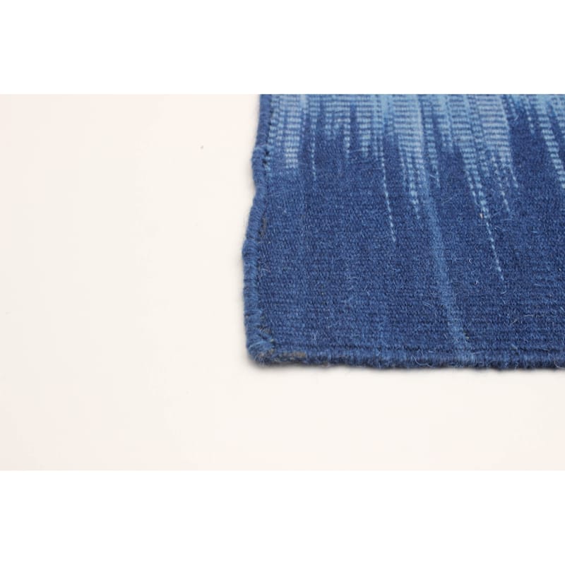 ECARPETGALLERY Flat-Weave Ankara FW Light Blue Wool Kilim - 5'2 x 8'1