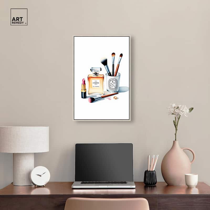 Bottle Beauty Canvas by Art Remedy