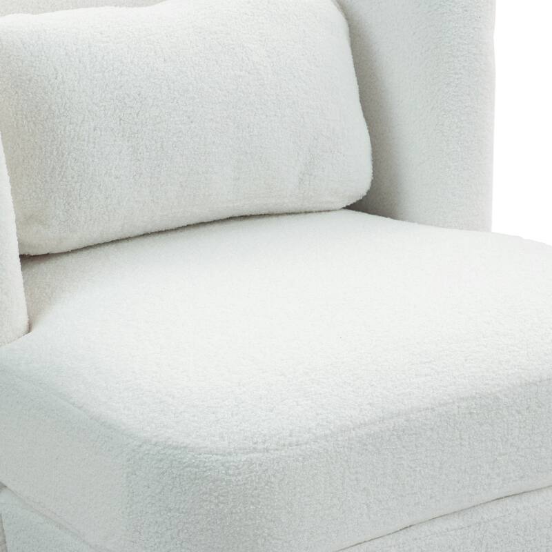 360°Swivel Barrel Chair with Cushion
