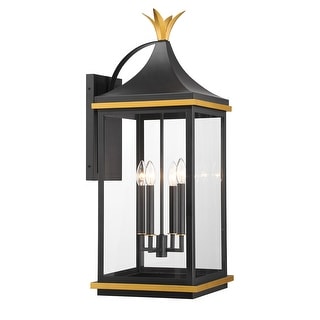 Crystorama Lighting Group SIM-804 Simpson 4 Light 32" Tall Outdoor