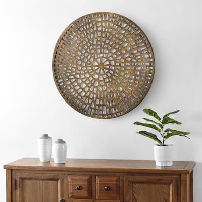 SAFAVIEH Mykola Wall Decor - 24" x 0.8" - 24Wx1Dx24H