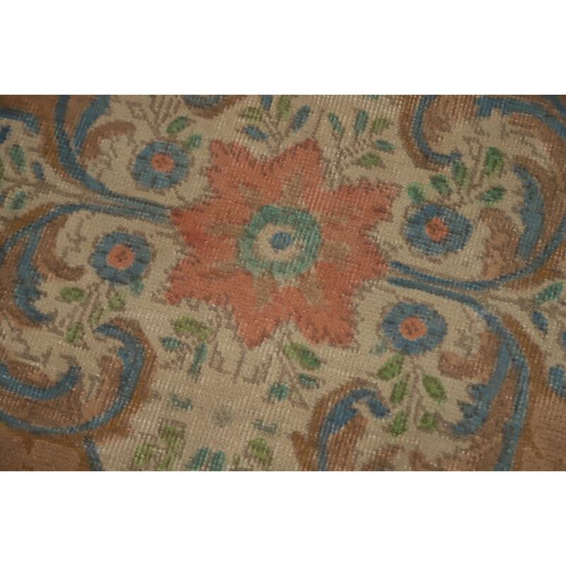 Hand Knotted Oriental 100% Wool Carpet Traditional Floral Greys & Charcoal Tabriz Area Rug - 12' 10'' X 9' 5''