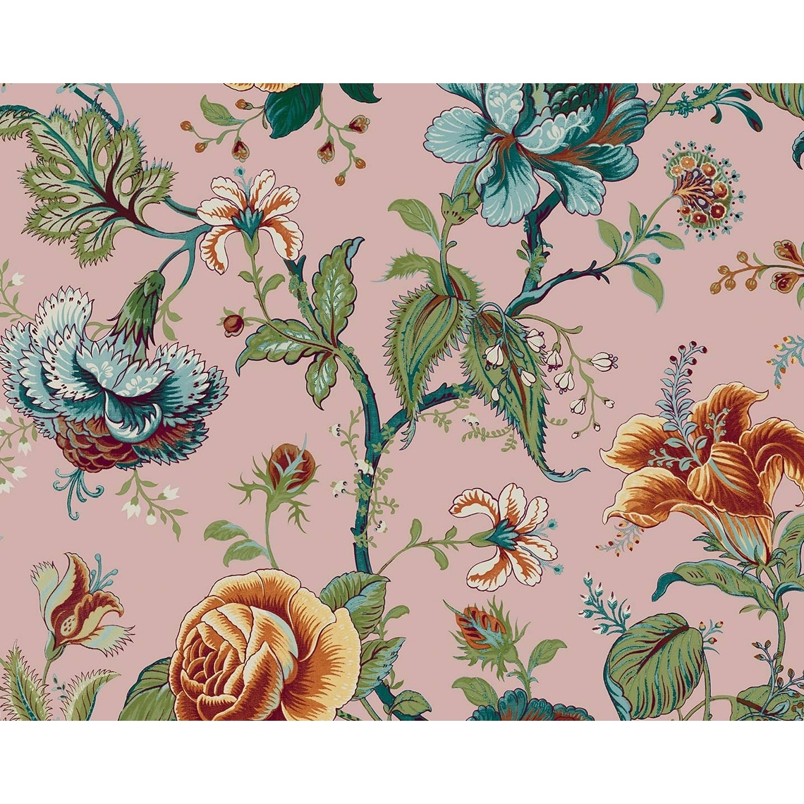NextWall Sanibel Floral Trail Peel and Stick Wallpaper