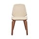 preview thumbnail 37 of 62, Brinley Walnut or Black Wood Upholstered Dining Chair