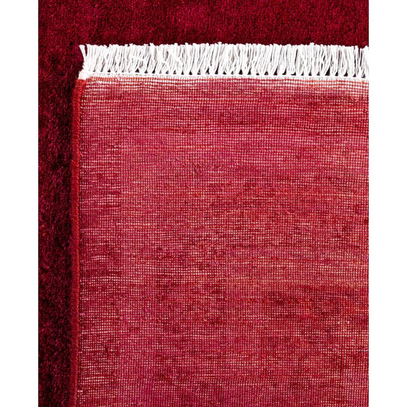 Overdyed One-of-a-Kind Hand-Knotted Area Rug - Pink - 8' 4" x 9' 10"