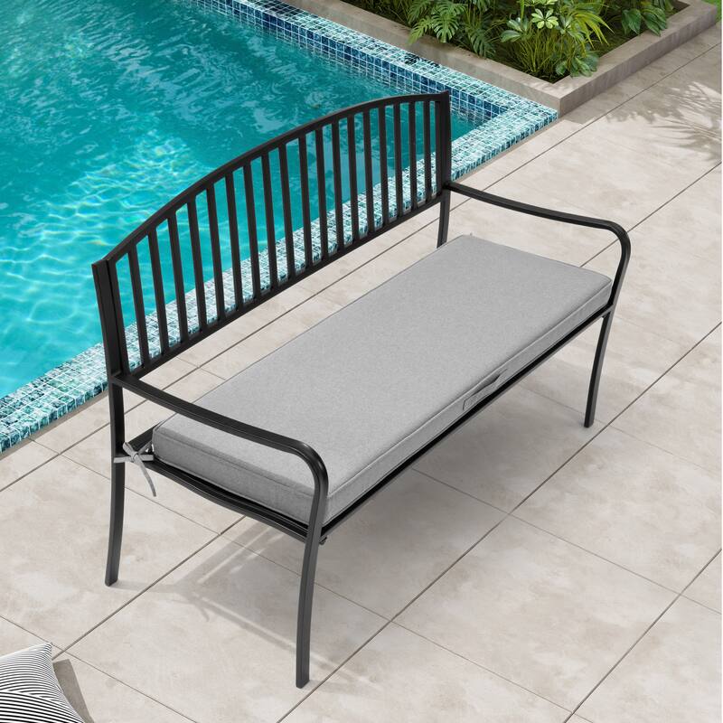 Pellebant Outdoor Settee Bench Cushion for Patio Swing Loveseat - 1PC