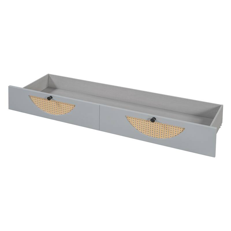 Modern Murphy Bed with Drawer, USB Ports, and Outlets