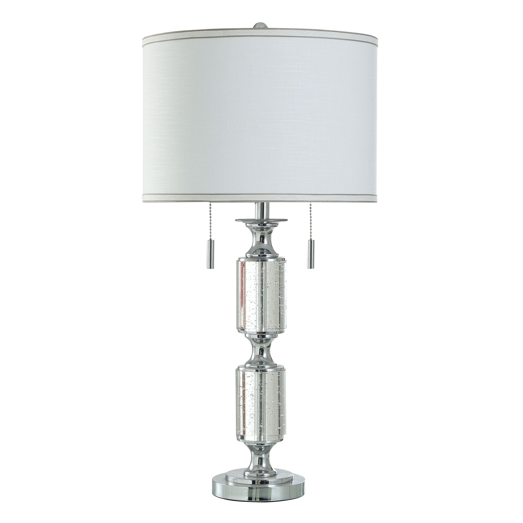StyleCraft Crystal - Crystal Table Lamp - White Shade