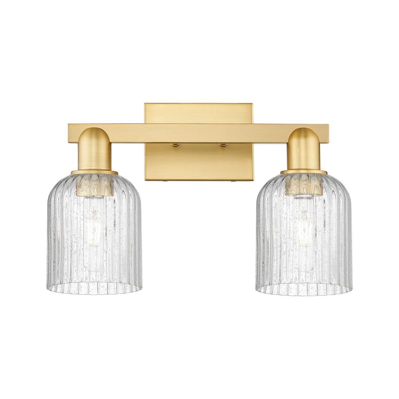 Innovations Lighting Downtown Urban - Bridal Veil - 2 Light 16" Bath Vanity Ligh