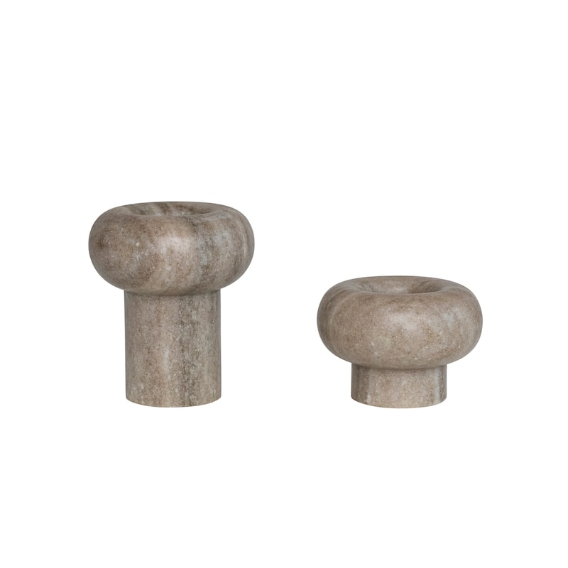 Marble Tealight Holder - 4.0"L x 4.0"W x 3.0"H