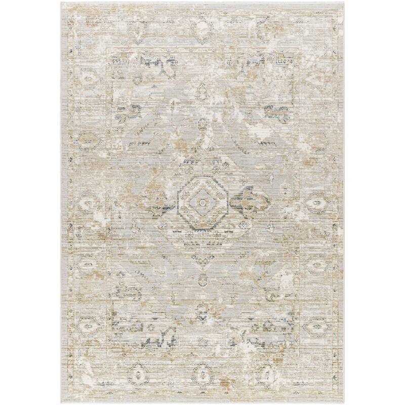 Livabliss Edmonton Vintage Border Area Rug