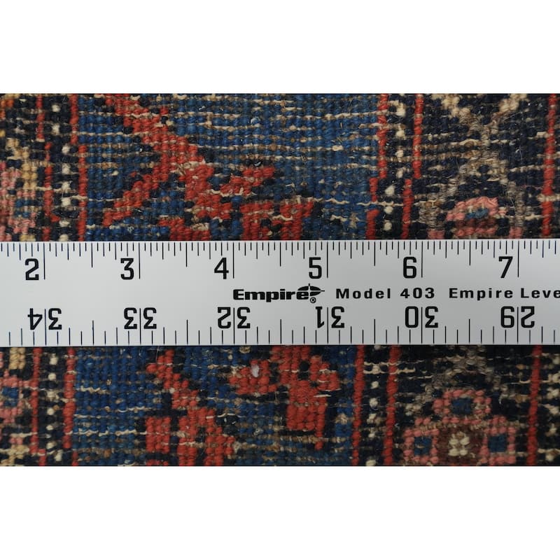 Hand Knotted Oriental 100% Wool Carpet Traditional Floral Oranges & Rust Bidjar Area Rug - 6' 10'' X 4' 7''