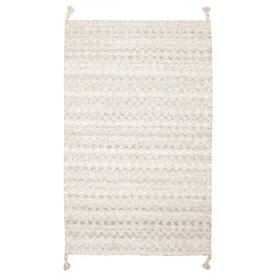 ECARPETGALLERY Braid weave Sienna Grey Wool Rug - 4'11 x 8'0