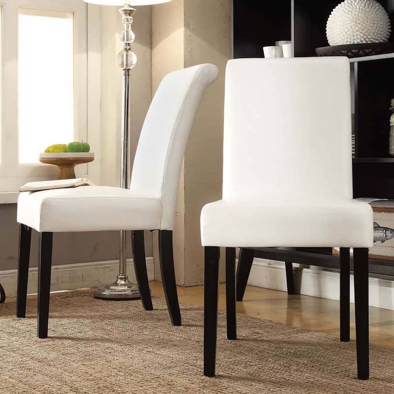 Dorian Faux Leather Upholstered Dining Chair (Set of 2) by iNSPIRE Q Bold