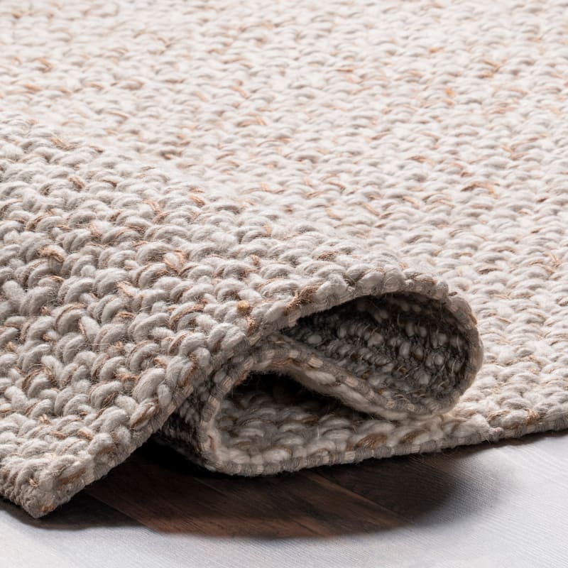 Nuloom Enida Casual Farmhouse Wool Blend Area Rug
