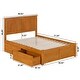 preview thumbnail 92 of 152, Nantucket Platform Bed with Footboard and Storage Drawers