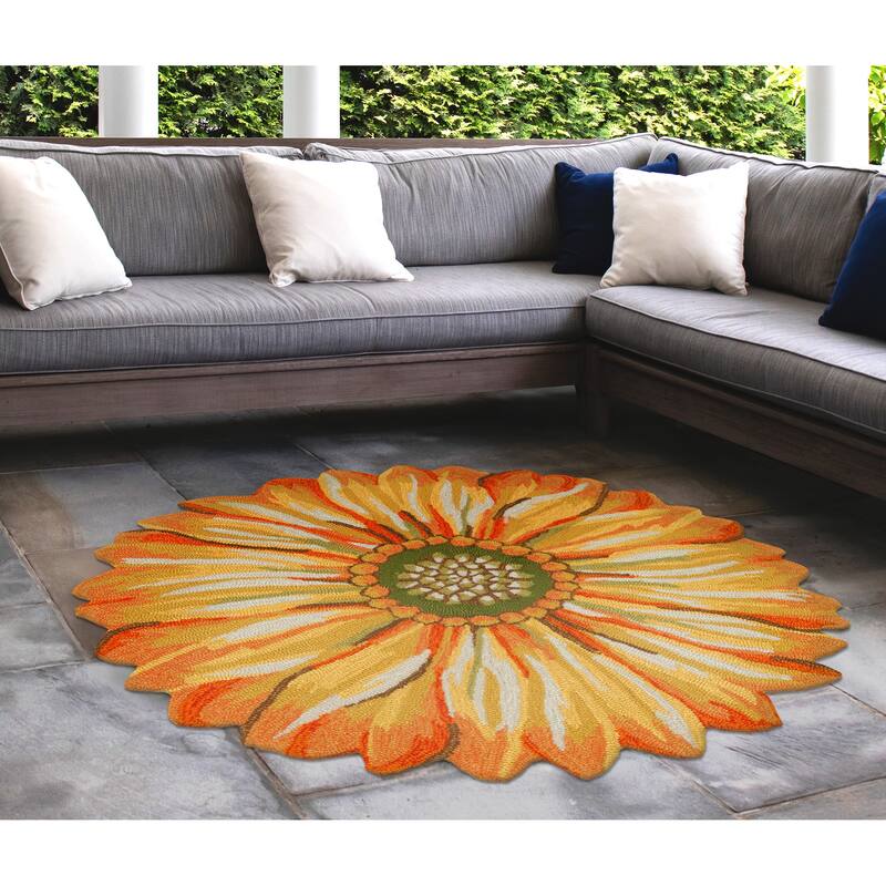 Liora Manne Frontporch Sunflower Indoor/Outdoor Mat