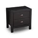 preview thumbnail 15 of 25, Montauk Solid Wood 2-drawer Nightstand