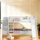 preview thumbnail 1 of 28, Twin over Twin Bunk Bed with Two Drawers and Slide White