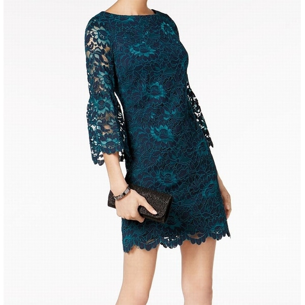 jessica howard lace bell sleeve dress