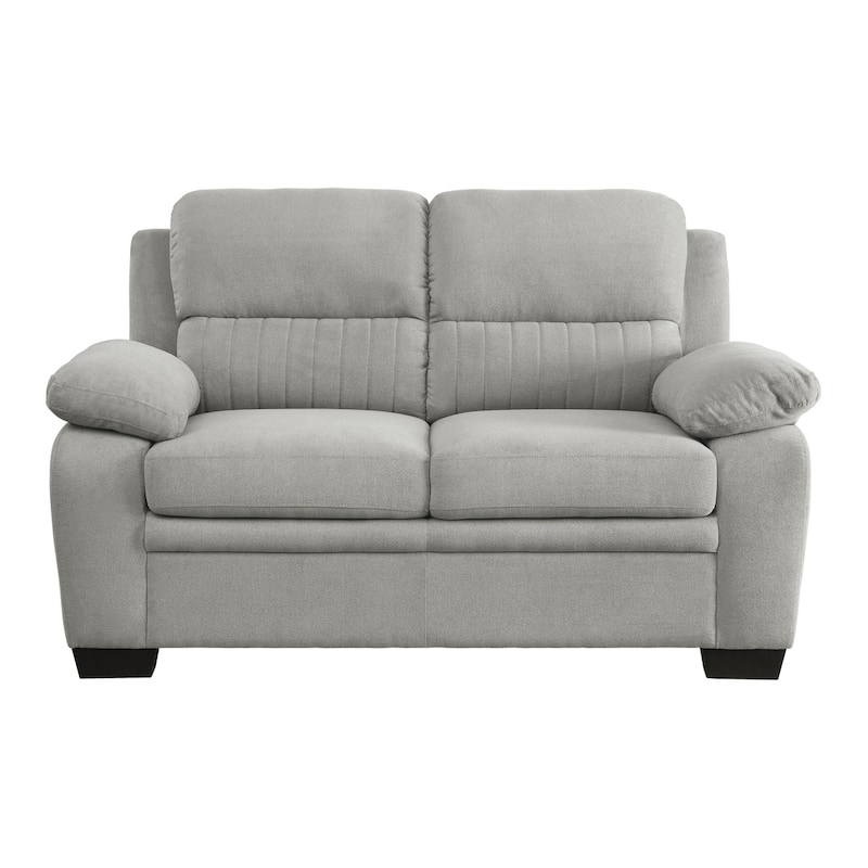 Marjy Gray Fabric Love Seat