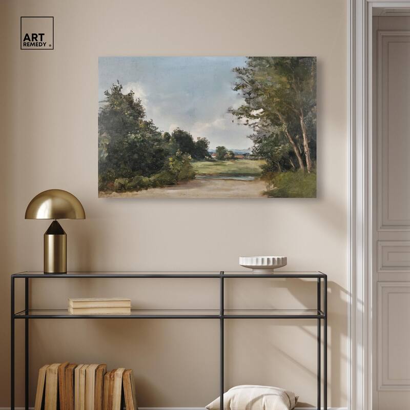 Hilltop Tower View II Canvas by Art Remedy, Gallery Wrapped
