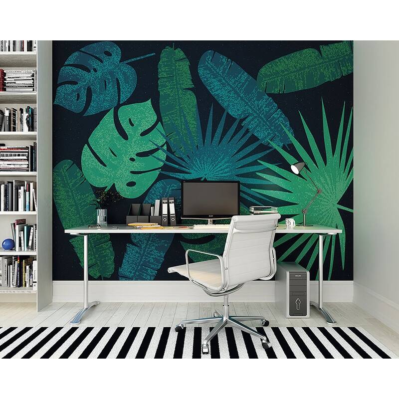 Jungle Leaves Wall Mural