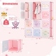 preview thumbnail 36 of 68, Kids Wardrobe Closet with Hanging Section and Cute Doors