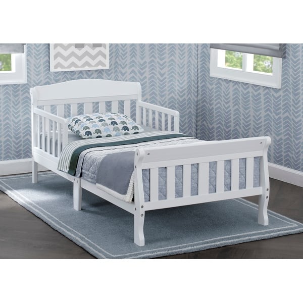 slide 2 of 16, Canton Toddler Bed, Greenguard Gold Certified White